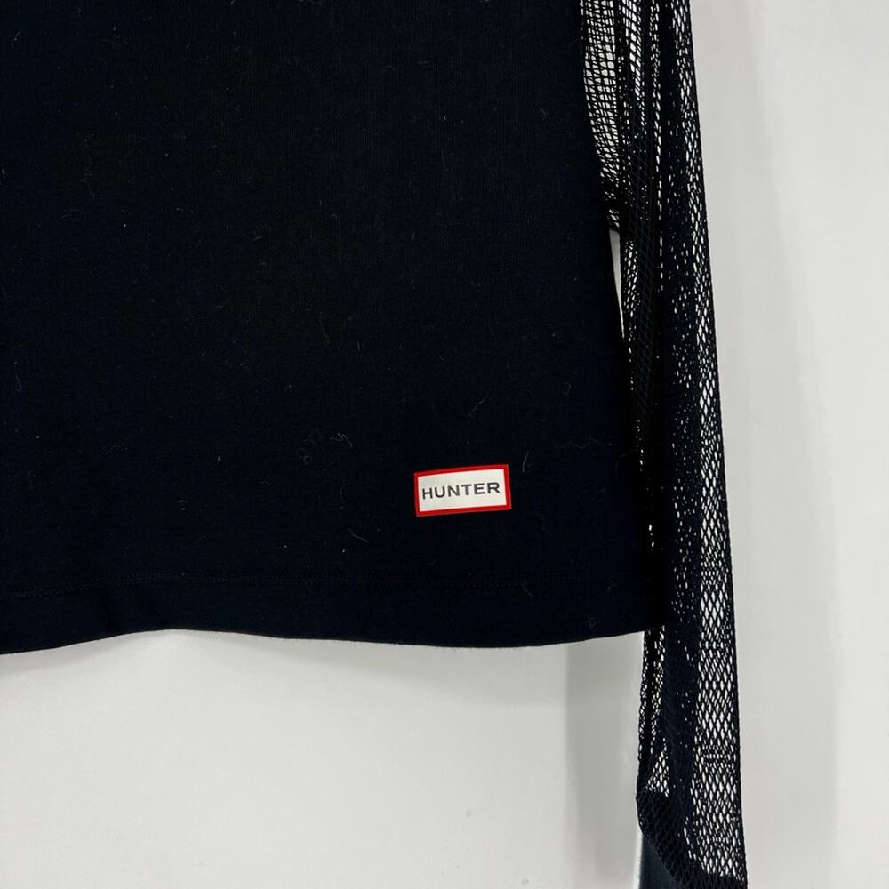 Hunter x Target Mesh Sleeves Pullover Sweatshirt Black Size XS - Picture 6 of 9